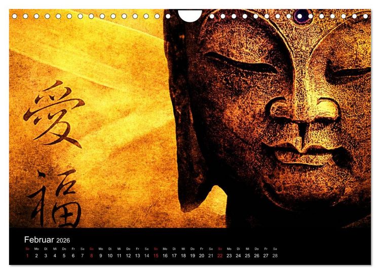 Produktbild: All U Buddhas (Wandkalender 2026 DIN A4 quer), CALVENDO Monatskalender
