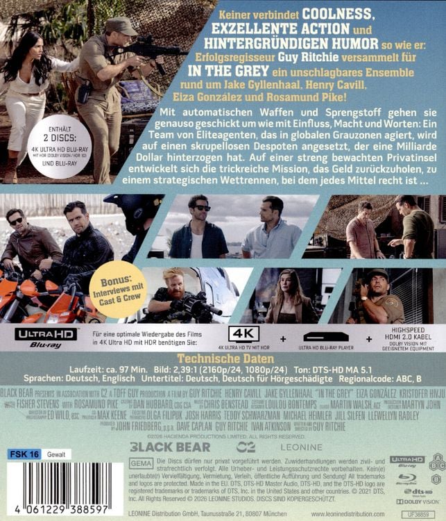 Produktbild: In the Grey (4K Ultra HD+Blu-ray)