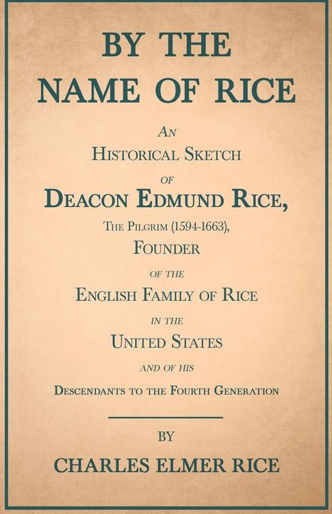 Produktbild: By the Name of Rice - An Historical Sket