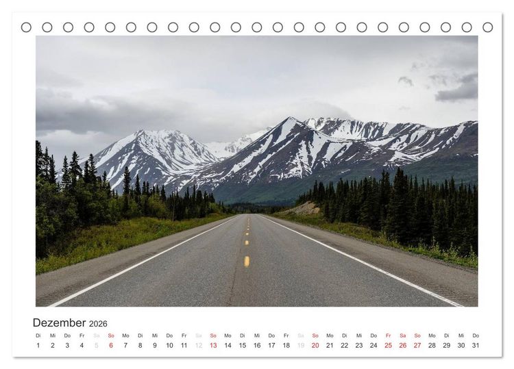 Produktbild: ALASKA - Bilder aus dem S&uuml;den (Tischkalender 2026 DIN A5 quer), CALVENDO Monatskalender
