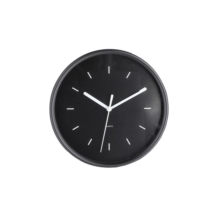 Produktbild: HTI-Living Wanduhr, schwarz, ca.20cmD Wanduhr, schwarz, ca.20cmD