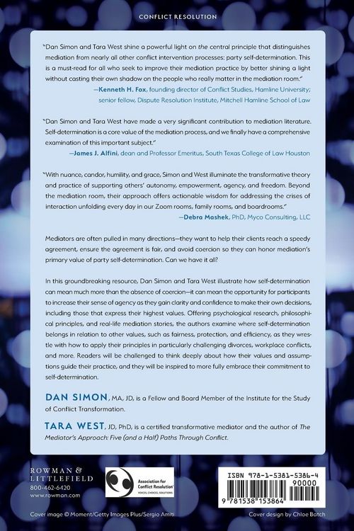 Produktbild: Self-Determination in Mediation
