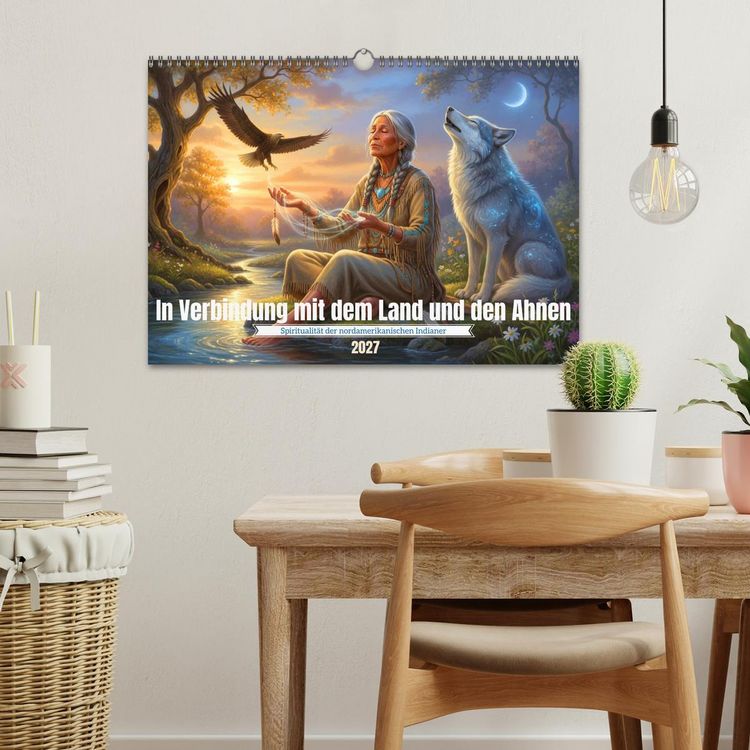 Produktbild: In Verbindung mit dem Land und den Ahnen (Wandkalender 2027 DIN A3 quer), CALVENDO Monatskalender
