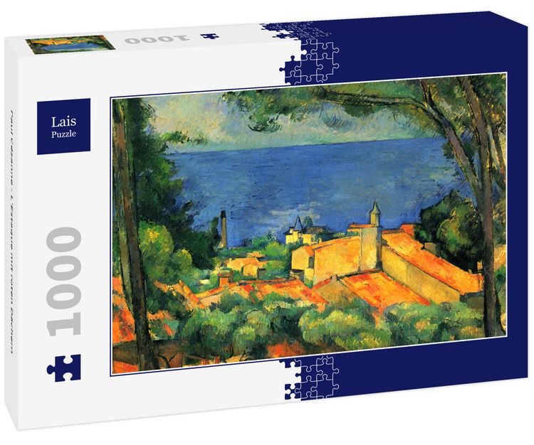 Produktbild: Lais Puzzle Paul C&eacute;zanne - L'Estaque mit roten D&auml;chern 1000 Teile