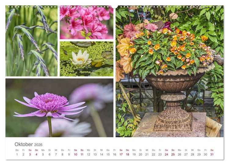 Produktbild: Ein Garten, der zum Verweilen einl&auml;dt (Wandkalender 2026 DIN A2 quer), CALVENDO Monatskalender