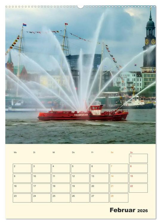 Produktbild: Feuerwehr - im Einsatz weltweit (hochwertiger Premium Wandkalender 2026 DIN A2 hoch), Kunstdruck in Hochglanz