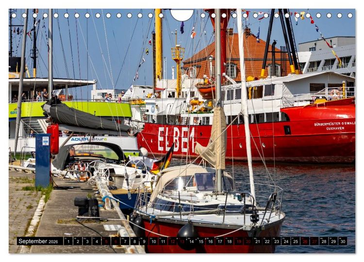 Produktbild: Feuerschiff Elbe 1 - In der Hansestadt Wismar (Wandkalender 2026 DIN A4 quer), CALVENDO Monatskalender
