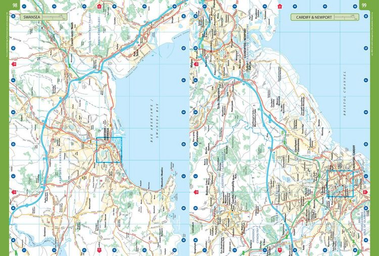 Produktbild: Collins Big Road Atlas Britain and Northern Ireland 2027 (A3 Spiral)
