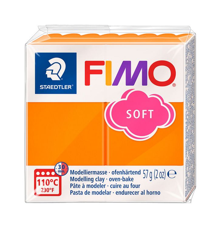Produktbild: Modelliermasse FIMO soft | mandarine, 57 g