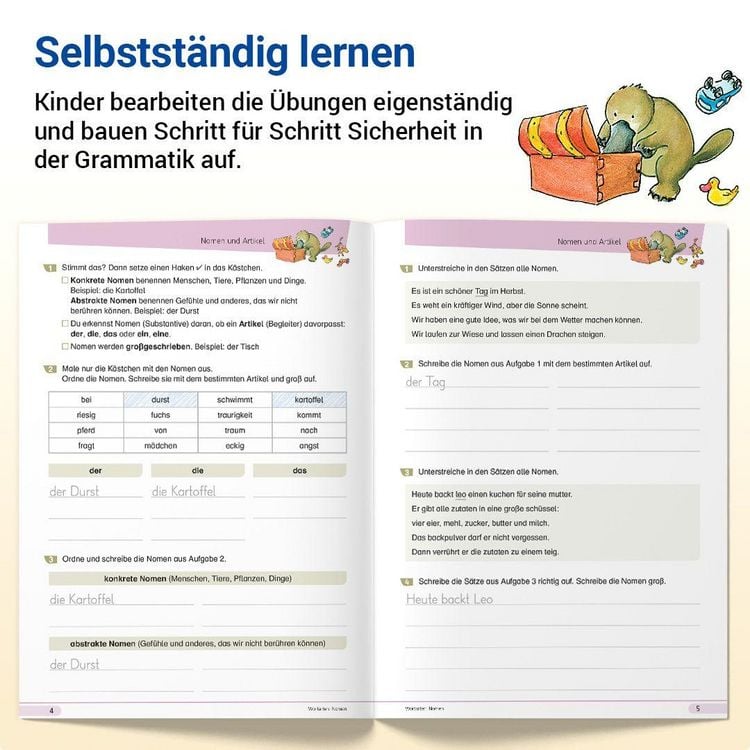 Produktbild: Grammatik mit Rico Schnabel, Klasse 4