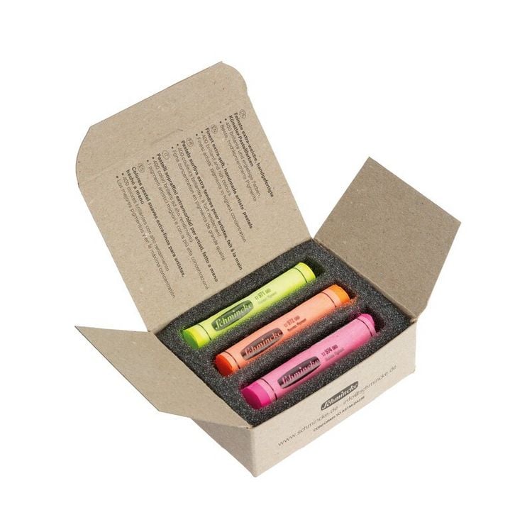 Produktbild: Schmincke Pastell Malkasten Kartonset, 3 Stifte Neon