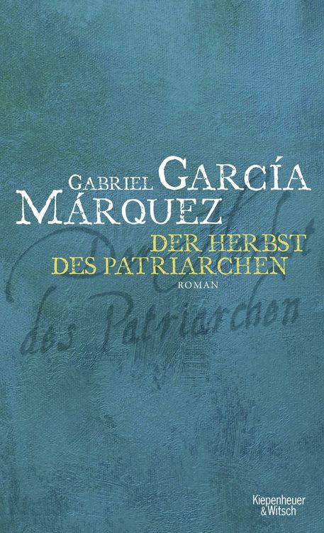 Produktbild: Der Herbst des Patriarchen