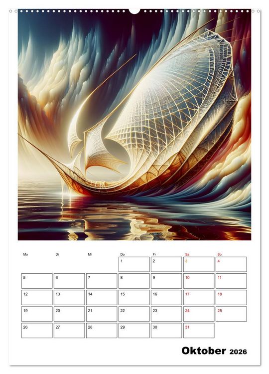 Produktbild: Geflochtene Kunstwelten (hochwertiger Premium Wandkalender 2026 DIN A2 hoch), Kunstdruck in Hochglanz
