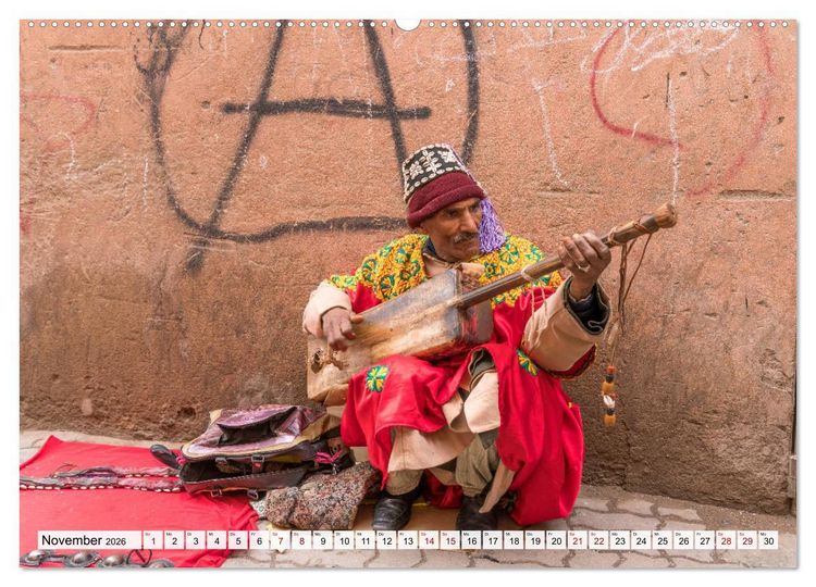 Produktbild: Marokko - Marrakesch (Wandkalender 2026 DIN A2 quer), CALVENDO Monatskalender