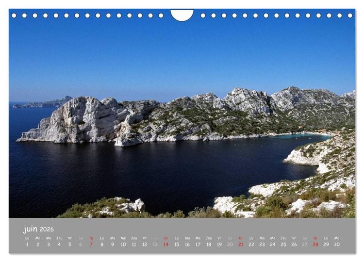 Produktbild: Grands sites de Provence (Calendrier mural 2026 DIN A4 vertical), CALVENDO calendrier mensuel