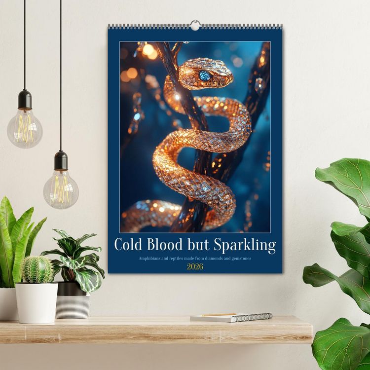 Produktbild: Cold Blood but Sparkeling (Wall Calendar 2026 DIN A2 portrait), CALVENDO 12 Month Wall Calendar