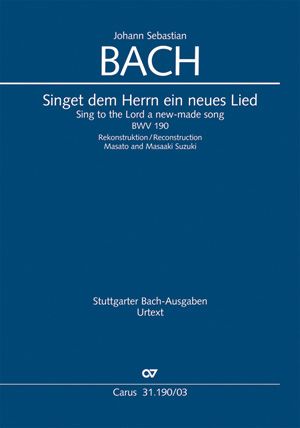 Produktbild: Singet dem Herrn ein neues Lied (Klavierauszug)