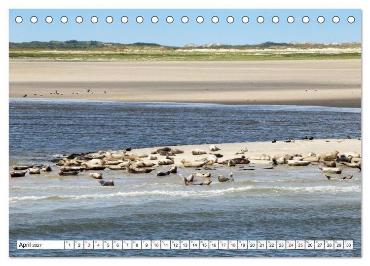 Produktbild: Borkum - Momente einer Reise (Tischkalender 2027 DIN A5 quer), CALVENDO Monatskalender