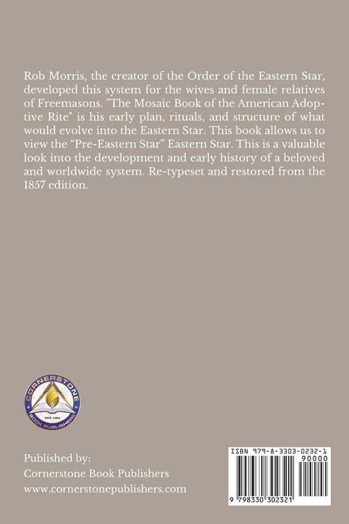 Produktbild: The Mosaic Book of the American Adoptive Rite