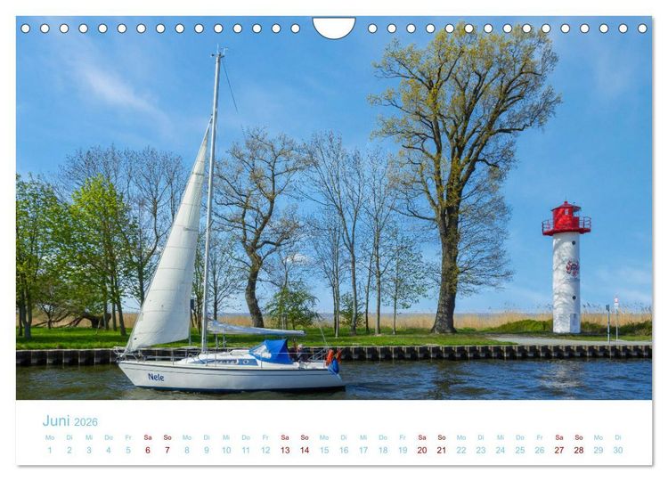 Produktbild: Unterwegs auf Usedom (Wandkalender 2026 DIN A4 quer), CALVENDO Monatskalender