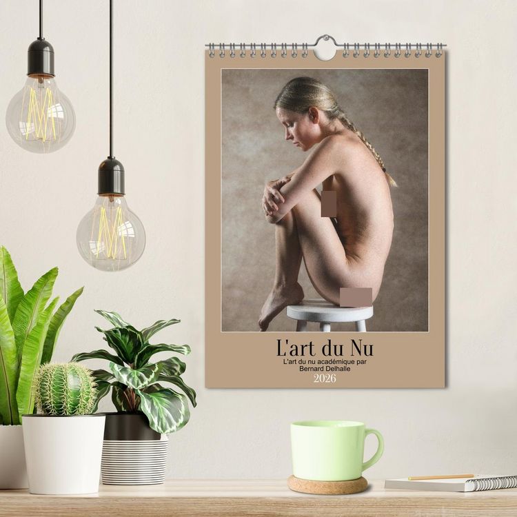 Produktbild: L'art du nu (Calendrier mural 2026 DIN A4 horizontal), CALVENDO calendrier mensuel