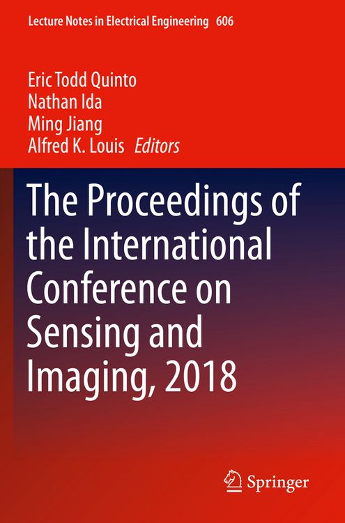 Produktbild: The Proceedings of the International Conference on Sensing and Imaging, 2018
