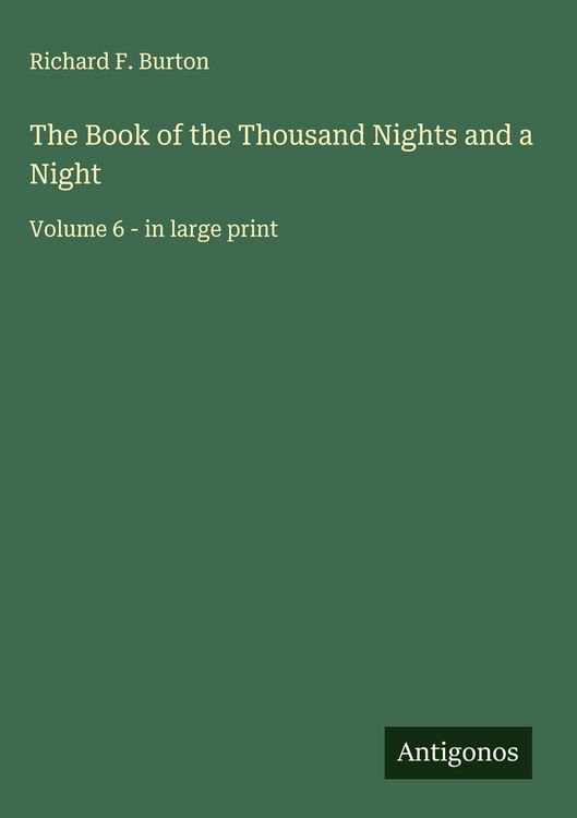 Produktbild: The Book of the Thousand Nights and a Night