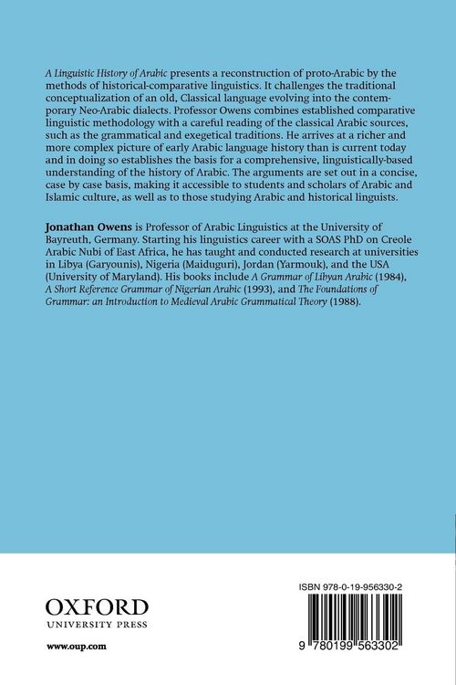 Produktbild: A Linguistic History of Arabic