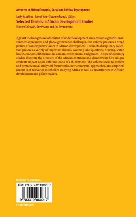 Produktbild: Selected Themes in African Development Studies