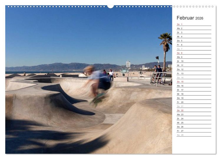 Produktbild: Los Angeles - Kalifornien (Wandkalender 2026 DIN A2 quer), CALVENDO Monatskalender