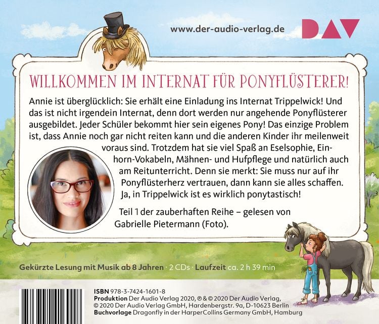 Produktbild: Ponyschule Trippelwick &ndash; Teil 1: H&ouml;rst du die Ponys fl&uuml;stern?
