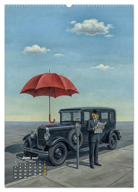 Produktbild: Dali und Magritte: zwei surreale Wirklichkeiten (Wandkalender 2027 DIN A2 hoch), CALVENDO Monatskalender