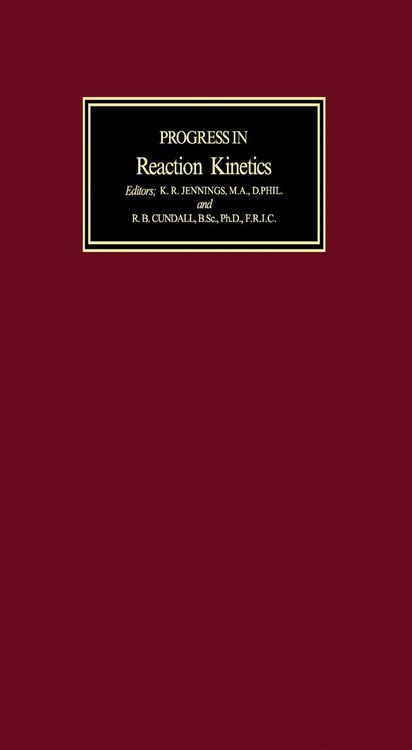 Produktbild: Progress in Reaction Kinetics
