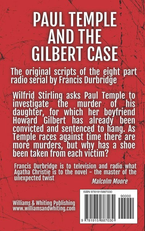 Produktbild: Paul Temple and the Gilbert Case (Scripts of the eight part radio serial)