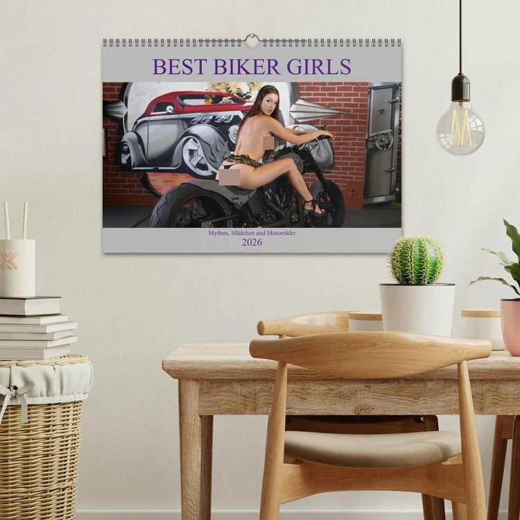 Produktbild: Best Biker Girls (Wandkalender 2026 DIN A3 quer), CALVENDO Monatskalender