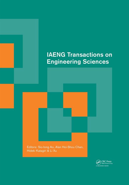Produktbild: IAENG Transactions on Engineering Sciences