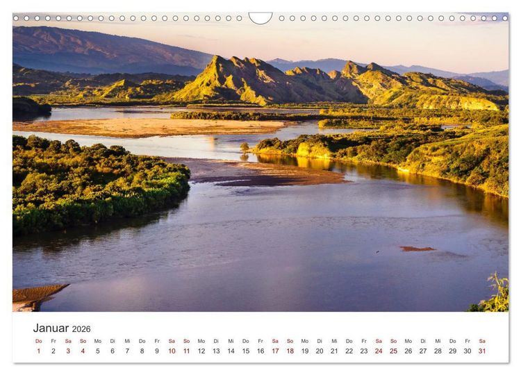 Produktbild: Kolumbien - Eine unvergessliche Reise durch das bunte Land. (Wandkalender 2026 DIN A3 quer), CALVENDO Monatskalender