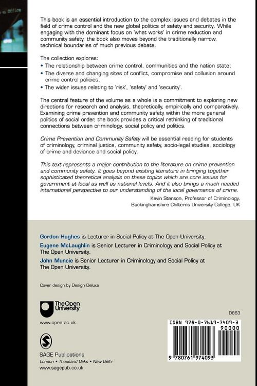 Produktbild: Crime Prevention and Community Safety