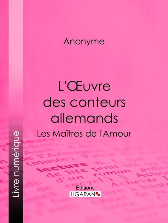 Produktbild: L'Oeuvre des conteurs allemands
