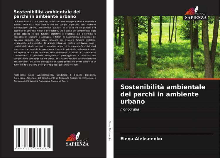 Produktbild: Sostenibilit&agrave; ambientale dei parchi in ambiente urbano