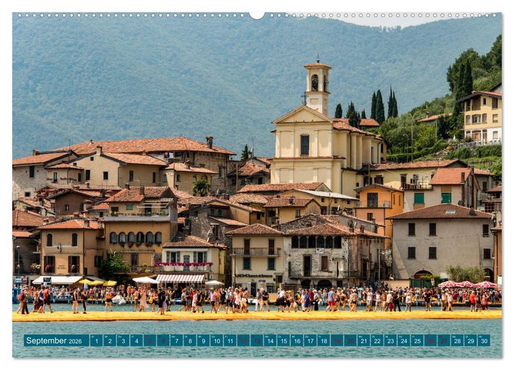 Produktbild: Iseo-See (Wandkalender 2026 DIN A2 quer), CALVENDO Monatskalender