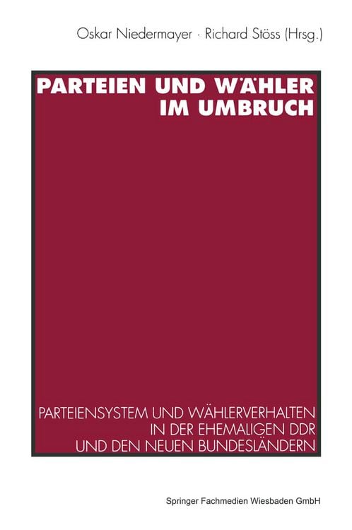 Produktbild: Parteien und W&auml;hler im Umbruch