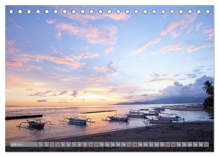 Produktbild: Bali - Momente einer Reise (Tischkalender 2027 DIN A5 quer), CALVENDO Monatskalender