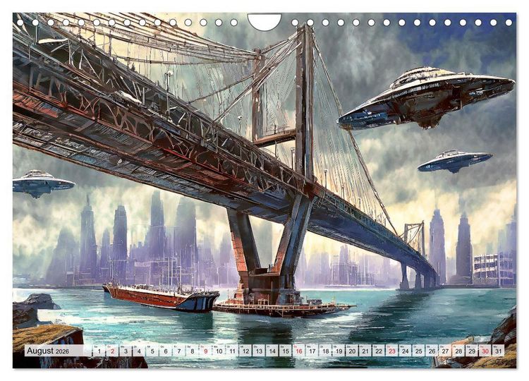 Produktbild: Besuch von einem anderen Stern (Wandkalender 2026 DIN A4 quer), CALVENDO Monatskalender