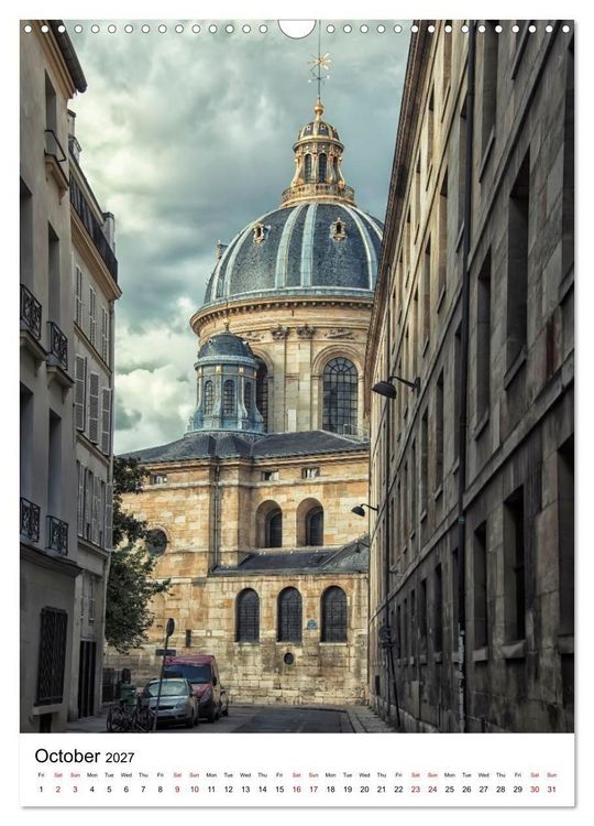 Produktbild: Wonders of Paris (Wall Calendar 2027 DIN A3 portrait), CALVENDO 12 Month Wall Calendar