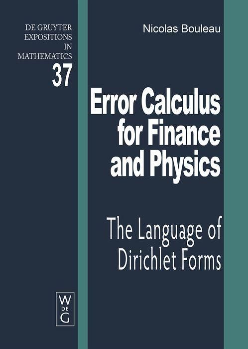 Produktbild: Error Calculus for Finance and Physics