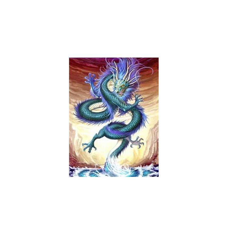 Produktbild: PRACHT Diamond Painting Drache 40x30cm