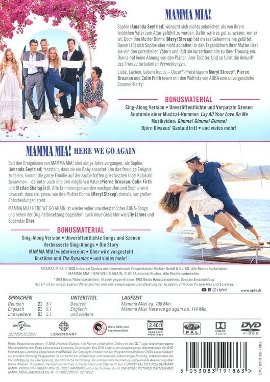 Mamma Mia! - 2-Movie Collection [2 DVDs]