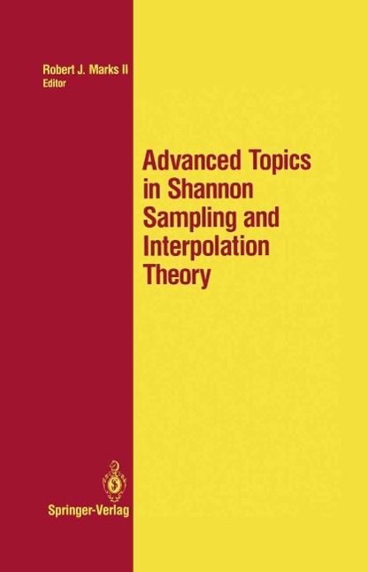 Produktbild: Advanced Topics in Shannon Sampling and Interpolation Theory