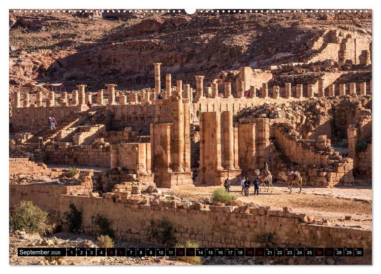 Produktbild: Petra - Jordanien (Wandkalender 2026 DIN A2 quer), CALVENDO Monatskalender